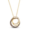 Thumbnail Image 0 of Le Vian Diamond Circles Necklace 1/2 ct tw 14K Honey Gold 19"