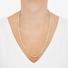 Thumbnail Image 3 of Solid Glitter Rope Chain Necklace 5.5mm 10K Yellow Gold 24&quot;