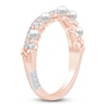 Thumbnail Image 2 of Pnina Tornai Cultured Pearl & Diamond Two-Row Contour Anniversary Ring 1/3 ct tw 14K Rose Gold