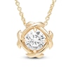 Thumbnail Image 1 of Unspoken Diamond Solitaire Necklace 1 ct tw 14K Yellow Gold 18&quot; (I1/I)