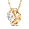 Thumbnail Image 2 of Unspoken Diamond Solitaire Necklace 1 ct tw 14K Yellow Gold 18&quot; (I1/I)