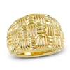 Thumbnail Image 1 of Italia D'Oro Basket Weave Ring 14K Yellow Gold