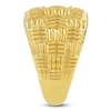 Thumbnail Image 2 of Italia D'Oro Basket Weave Ring 14K Yellow Gold