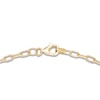 Thumbnail Image 3 of Engravable Initial Disc Bracelet 14K Yellow Gold 7.25&quot;