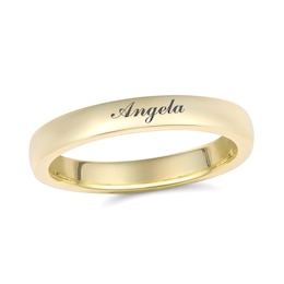 High Polish Stackable Band Ring