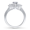 Thumbnail Image 1 of Diamond Ring Setting 5/8 ct tw Round/Baguette 14K White Gold