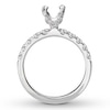 Thumbnail Image 2 of Diamond Engagement Ring Setting 5/8 ct tw Round 14K White Gold