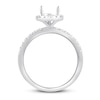 Thumbnail Image 2 of Diamond Ring Setting 1/2 ct tw Round-cut 14K White Gold