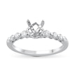 Thumbnail Image 1 of Diamond Engagement Ring Setting 1/3 ct tw Round 14K White Gold