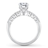 Thumbnail Image 2 of Diamond Engagement Ring Setting 1/3 ct tw Round 14K White Gold