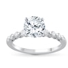 Thumbnail Image 3 of Diamond Engagement Ring Setting 1/3 ct tw Round 14K White Gold