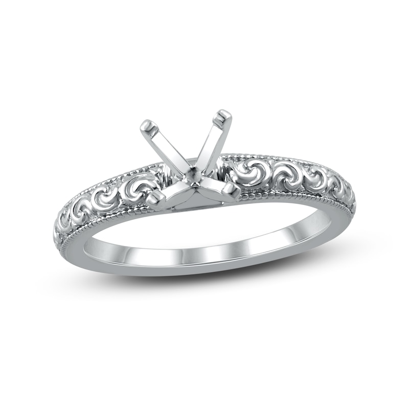 Main Image 1 of Diamond Ring Setting 14K White Gold