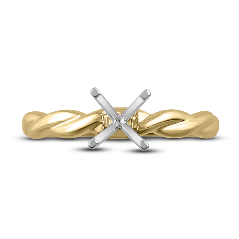 Main Image 3 of Solitaire Ring Setting 14K Yellow Gold