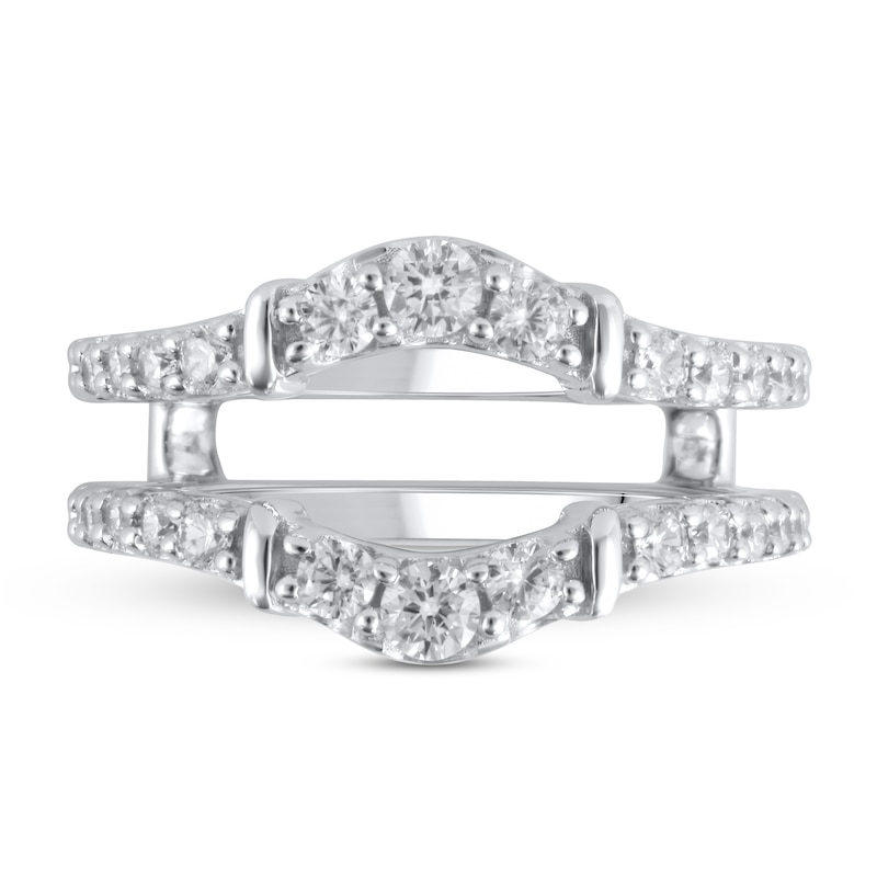 Main Image 3 of Diamond Enhancer Ring 1 ct tw Round 18K White Gold