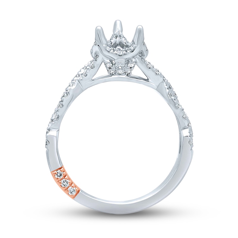 Main Image 2 of Pnina Tornai Diamond Engagement Ring Setting 5/8 ct tw Round 14K White Gold