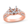 Thumbnail Image 0 of Diamond Engagement Ring Setting 3/4 ct tw Round 18K Rose Gold