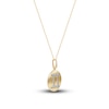 Thumbnail Image 2 of Diamond Gemini Zodiac Pendant Necklace 1/10 ct tw Round 14K Yellow Gold