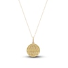 Thumbnail Image 3 of Diamond Gemini Zodiac Pendant Necklace 1/10 ct tw Round 14K Yellow Gold