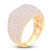 Thumbnail Image 1 of Men's Lab-Created Diamond Ring 3-1/2 ct tw Round 14K Yellow Gold