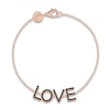 Thumbnail Image 0 of Juliette Maison Black Diamond Station Name Bracelet 1-1/8 ct tw Round 10K Rose Gold