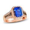 Thumbnail Image 1 of Le Vian Natural Tanzanite Ring 5/8 ct tw Diamonds 14K Strawberry Gold