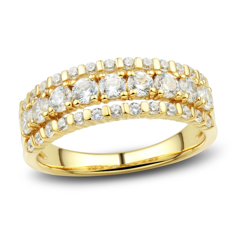 Main Image 1 of Diamond Wedding Band 1 ct tw Round 14K Yellow Gold