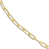 Thumbnail Image 1 of Solid Paperclip Chain Necklace 18K Yellow Gold 24" 1.95mm