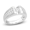 Thumbnail Image 1 of Men's Diamond Ring 1 ct tw Round 14K White Gold