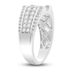 Thumbnail Image 2 of Men's Diamond Ring 1 ct tw Round 14K White Gold