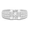 Thumbnail Image 3 of Men's Diamond Ring 1 ct tw Round 14K White Gold