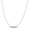 Thumbnail Image 0 of Beaded Chain Necklace 14K White Gold 18" 2.5mm