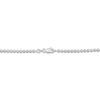 Thumbnail Image 1 of Beaded Chain Necklace 14K White Gold 18" 2.5mm