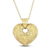 Thumbnail Image 1 of High-Polish Heart Pendant Necklace 14K Yellow Gold 17&quot;