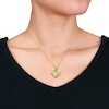 Thumbnail Image 4 of High-Polish Heart Pendant Necklace 14K Yellow Gold 17&quot;