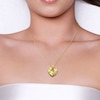 Thumbnail Image 5 of High-Polish Heart Pendant Necklace 14K Yellow Gold 17&quot;