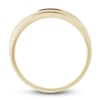 Thumbnail Image 1 of Men's Diamond Wedding Band 1/2 ct tw Round 14K Yellow Gold