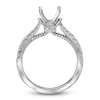 Thumbnail Image 2 of Diamond Engagement Ring Setting 1/3 ct tw Round 14K White Gold