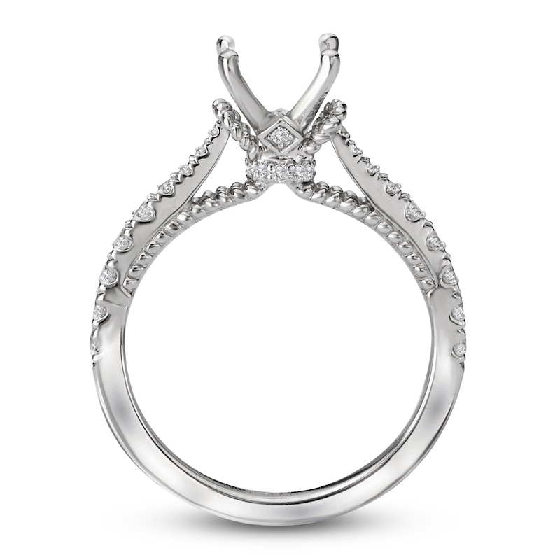 Main Image 2 of Diamond Engagement Ring Setting 1/3 ct tw Round 14K White Gold