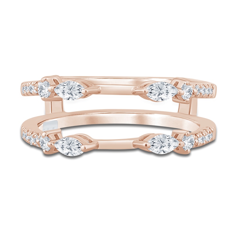 Pnina Tornai Round & Marquise-Cut Diamond Enhancer Band 1/2 ct tw 14K Rose Gold