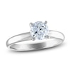 Thumbnail Image 0 of Certified Round Diamond Solitaire Engagement Ring 1 ct tw 14K White Gold (I/I1)