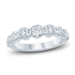 Lab-Created Diamond Anniversary Ring 2 ct tw 14K White Gold