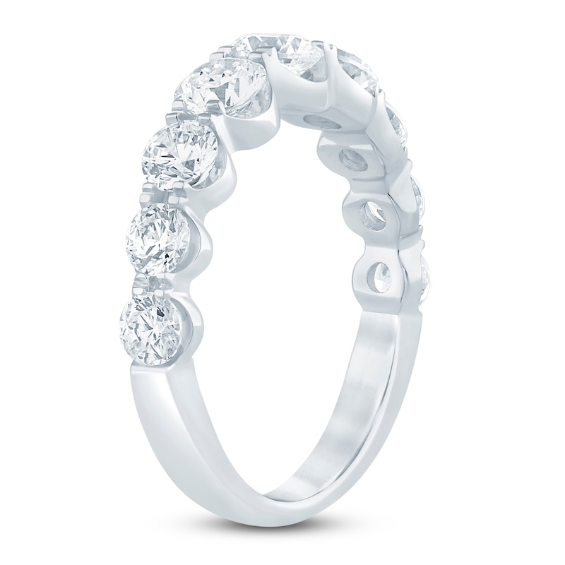 Lab-Created Diamond Anniversary Ring 2 ct tw 14K White Gold