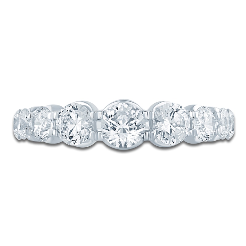 Lab-Created Diamond Anniversary Ring 2 ct tw 14K White Gold | Jared