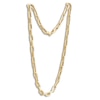 Thumbnail Image 3 of Paperclip Chain Necklace 8.1mm Hollow 10K Yellow Gold 18&quot;