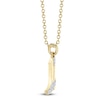 Thumbnail Image 3 of Shy Creation Diamond Accent Cowboy Boot Necklace 14K Yellow Gold 18&quot; JR55001159RD