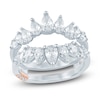 Thumbnail Image 1 of Pnina Tornai Pear-Shaped Lab-Created Diamond Enhancer Ring 2 ct tw 14K White Gold