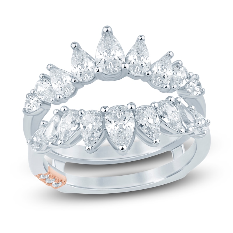 Main Image 1 of Pnina Tornai Pear-Shaped Lab-Created Diamond Enhancer Ring 2 ct tw 14K White Gold