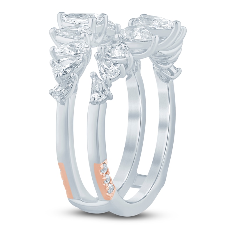 Main Image 2 of Pnina Tornai Pear-Shaped Lab-Created Diamond Enhancer Ring 2 ct tw 14K White Gold