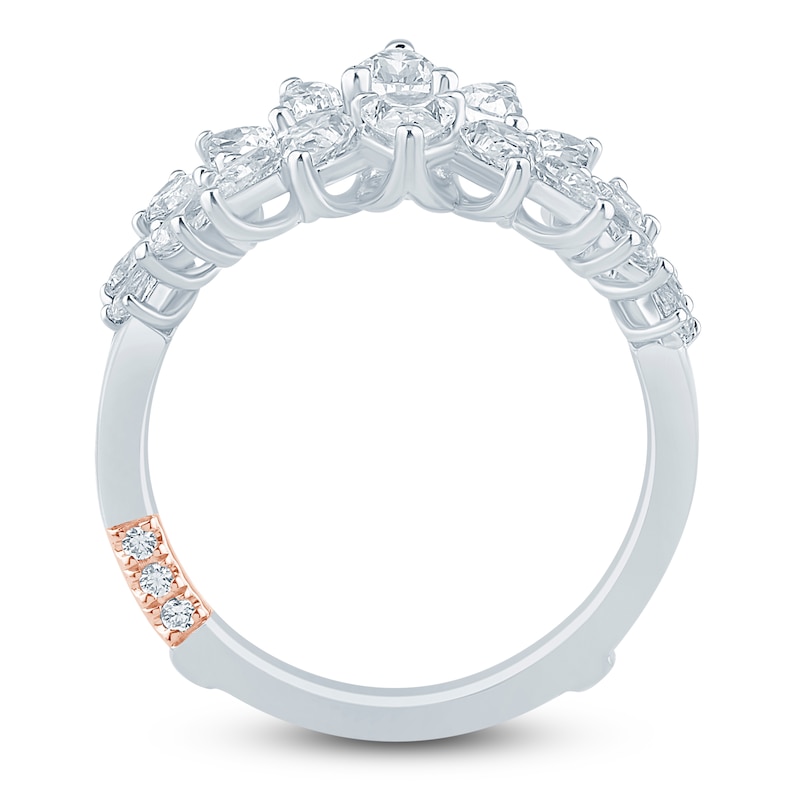 Main Image 4 of Pnina Tornai Pear-Shaped Lab-Created Diamond Enhancer Ring 2 ct tw 14K White Gold