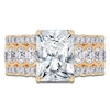 Thumbnail Image 3 of Radiant-Cut Created By Jared Studio Lab-Created Diamond Engagement Ring 3-3/4 ct tw 14K Yellow Gold